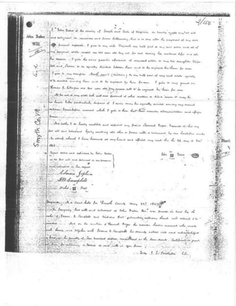 John Baber's Will - 1.jpg (466832 bytes)